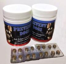 Prevent Dog 15Kg 40 comprimidos Mastigáveis Anti Vermes, Carrapatos, Pulgas, Piolhos e Sarnas