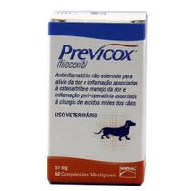 Previcox 57mg Cães 60 Comprimidos Merial Boehringer