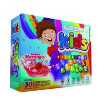 Previnavit Kids Vitaminas + Zinco Quelato Idn Labs - Caixa Com 30 Comprimidos Mastigáveis - Sabor Morango Crean