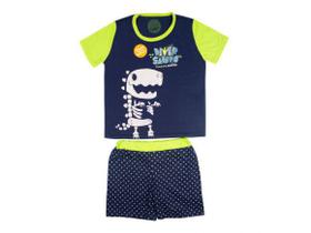 Previous Next Pijama Fosforescente Short Infantil 10 Diversauro Uatt