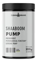 Preworkout SHABOOM PUMP Pré Treino 200g 40 Treinos CLEAN BRAND - CleanBrand