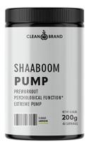 PREWORKOUT SHABOOM PUMP Pré Treino 40 treinos 200g - CLEAN BRAND