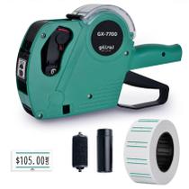 Price Gun GILLRAJ GX-7700 com 5000 etiquetas com margens verdes Price Gun GILLRAJ GX-7700 com 5000 etiquetas com margens verdes