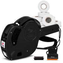 Price Tag Gun Perco X 1 Line Dater com 9000 etiquetas brancas
