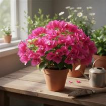 Primavera Baby Pink - Bougainvillea Pink Pixie - Planta de Baixa Manutenção