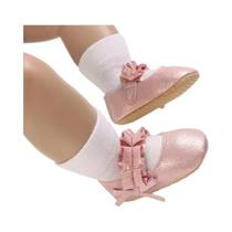 Primavera e outono menina bebê arco 0-1 ano de idade princesa bebê tênis sola macia Primavera e outono menina bebê arco 0-1 ano de idade princesa bebê tênis sola macia