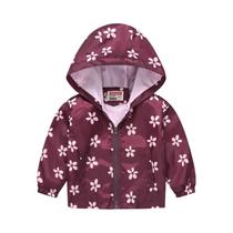 Primavera e outono moda leve e fina menina 1-7 anos de idade jaqueta curta com capuz ao ar livre Primavera e outono moda leve e fina menina 1-7 anos de idade jaqueta curta com capuz ao ar livre