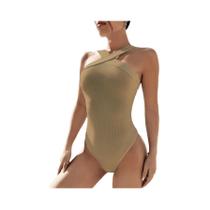 Primavera verão feminino sem mangas alça cruzada macacão sexy estilo bebê camiseta Primavera verão feminino sem mangas alça cruzada macacão sexy estilo bebê camiseta