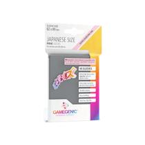 Prime Sleeves Japanese Size 60un Cinza Escuro Para Cartas Yugioh Prime Sleeves Japanese Size 60un Cinza Escuro Para Cartas Yugioh
