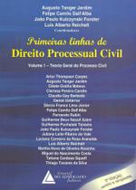 Primeiras Linhas De Direito Processual Civil V.1 - Livraria do Advogado