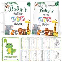 Primeiro jogo de colorir Baby's First ABC, 26 unidades com alfabeto de animais