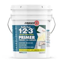 Primer à base de água Paint Zinsser 2000 Bulls Eye 1-2-3, 18,9 L, branco
