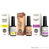 Primer ácido + Selante Top coat + Gel base nude Beltrat 10ml