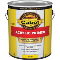 Primer acrílico Paint Cabot, exterior à base de água, 3,8 L, branco