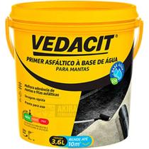 Primer asfaltico acqua base agua vedacit - 3,6 litros