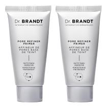 Primer Dr. Brandt Pores No More Pore Pore Refiner, pacote de 15 ml com 2