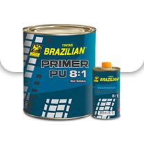 Primer Fundo Pu 8:1 Branco Brazilian 900ml com Catalisador