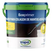 Primer Manta Asfáltica Escuro Ecoprimer Viapol 3,6l Primer Manta Asfáltica Escuro Ecoprimer Viapol 3,6l
