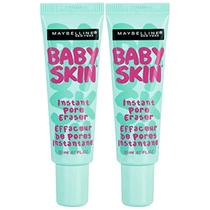 Primer Maybelline Baby Skin Instant Pore Eraser Clear, pacote com 2 Primer Maybelline Baby Skin Instant Pore Eraser Clear, pacote com 2