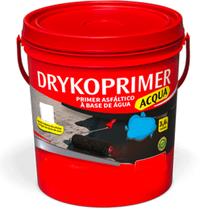 Primer Para Mantas BAse Água Dryko Primer Manta Liquida Asfáltico 3,6l Emulsão Asfáltica - DRYKO - DRYKO IMPERMEABILIZANTES