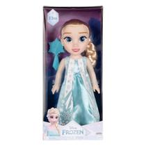 Princesa Disney Boneca Infantil Articulada Elsa Frozen 38cm Multikids - BR1921
