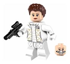 Princesa Leia Falcon Star Wars Boneco Blocos De Montar