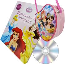 Princesas Disney Livro Histórias de Bondade com CD + 1 Bolsa