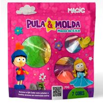 Princesas - Massinha de Modelar EVA Pula e Molda 7 Cores Sortidas Princesas - Massinha de Modelar EVA Pula e Molda 7 Cores Sortidas