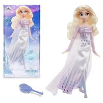 Princess Doll Disney Store Elsa Frozen 2 com pincel de 28 cm