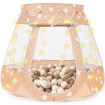 Princess Tent Crayline Pop Up com luz estelar para menina de 1 a 3 anos