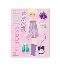 Princess top stickers - cabelo loiro / capa rosa Princess top stickers - cabelo loiro / capa rosa