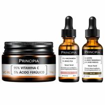 Principia Anti-idade Kit - Sérum Nc-10 + Pó Facial Ultrafino VC-95 + Sérum Mix-02