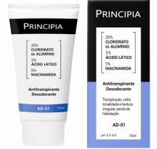 Principia Antitranspirante Desodorante AD-01 (5%Acido Latico+5% Niacinamida) 70ml