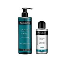 Principia Kit Gel de Limpeza GL-01 e Tônico AL-7 PRI