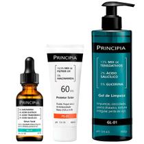 Principia Kit - Protetor Solar Facial + Sérum + Gel de Limpeza Facial Principia Kit - Protetor Solar Facial + Sérum + Gel de Limpeza Facial