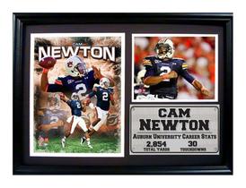 Print Encore Select NCAA Auburn University Cam Newton emoldurado
