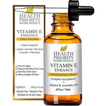 Prioridade de saúde com óleo de vitamina E 15000 UI para pele e cicatrizes 15 ml
