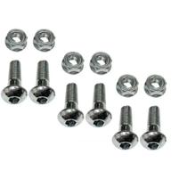 Prisioneiro coroa nxr 125 bros nxr 150 bros - xr 250 tornado c/ porcas kit Prisioneiro coroa nxr 125 bros nxr 150 bros - xr 250 tornado c/ porcas kit