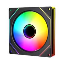 Prism 7 Pro Fan 120 mm Pacote Único ARGB Fan Infinity Mirror Daisy Chain Design