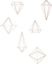 Prisma - conjunto decorativo 3d cobre