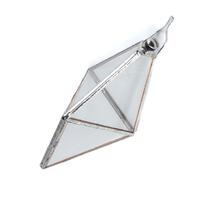 Prisma D'água Feng Shui Gota 16 cm em Vidro e Metal