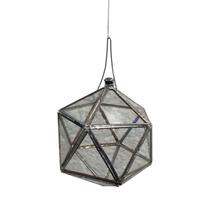 Prisma Dagua Feng Shui Icosaedro 11Cm Vidro Metal Facetado - Lua Mística - 100% Original - Loja Oficial