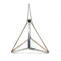 Prisma DÁgua Feng Shui Triângulo em Vidro e Metal 9 Cm Prisma DÁgua Feng Shui Triângulo em Vidro e Metal 9 Cm