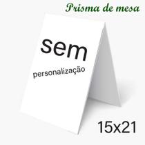 Prisma de mesa 15x21 cm sem personalização