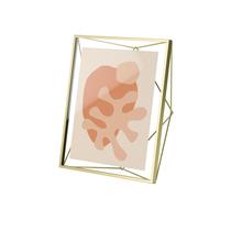 Prisma gg - porta retrato para fotos 20x25 cm dourado