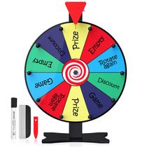 Prize Wheel Facilife 30cm com suporte de 10 vagas para feiras