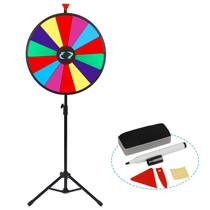 Prize Wheel HomGarden de 24 cores com suporte ajustável de 14 slots