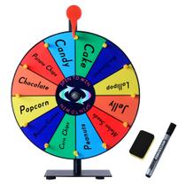 Prize Wheel LRMBKM de 30 cm com suporte e base pesada de 12 slots Prize Wheel LRMBKM de 30 cm com suporte e base pesada de 12 slots