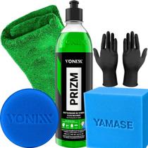 Prizm Limpador de Chuva Acida Vonixx Restaurador de Vidros Revitalizador de Vidro Pano Aplicador Luva