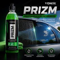 Prizm Restaurador de Vidros 500ml Vonixx Removedor de Chuva Ácida Prizm Restaurador de Vidros 500ml Vonixx Removedor de Chuva Ácida